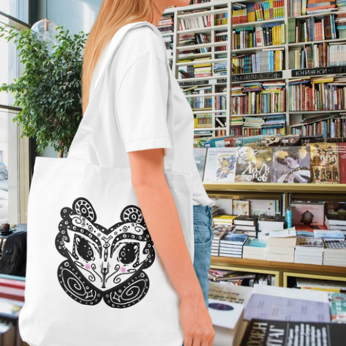 Original Art Whimsical Tote