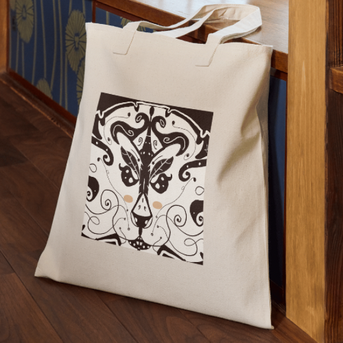 Original Art Whimsical Tote