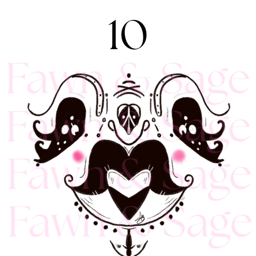 Original Whismical Folk Art Stickers