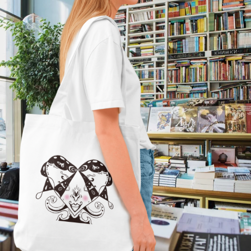 Original Art Whimsical Tote