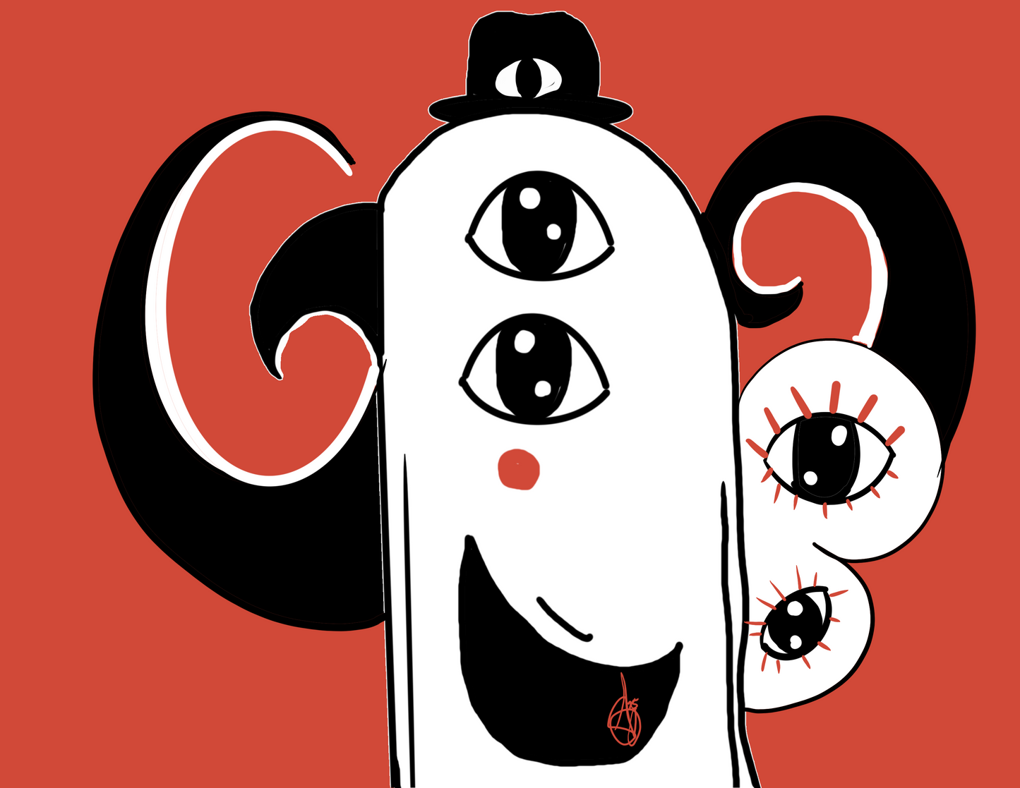 Original Whismical Folk Art Stickers
