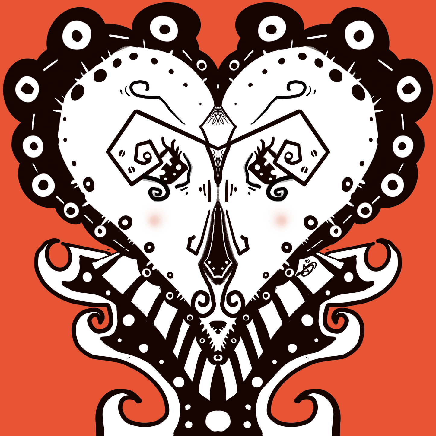 Original Whismical Folk Art Stickers