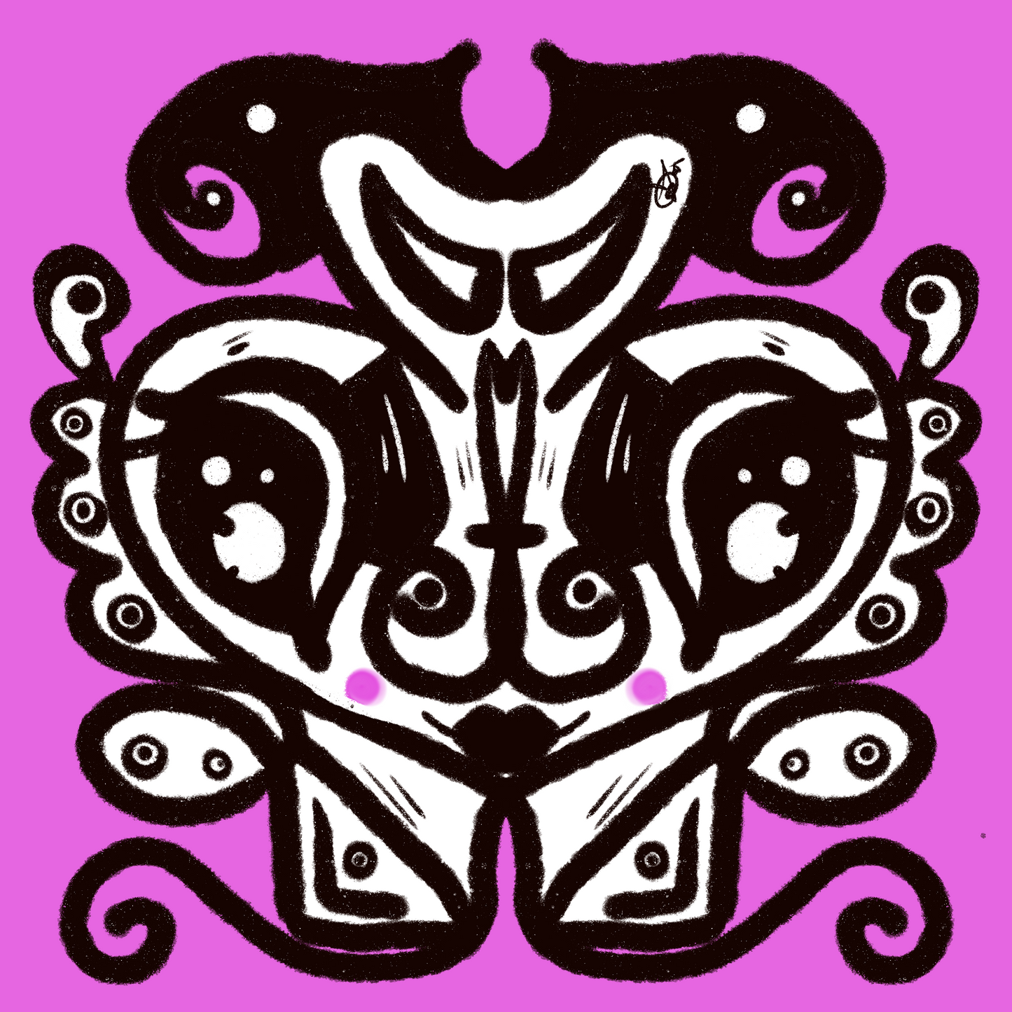Original Whismical Folk Art Stickers