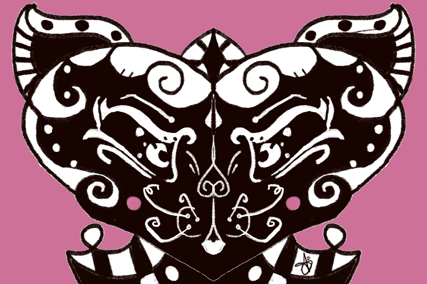Original Whismical Folk Art Stickers