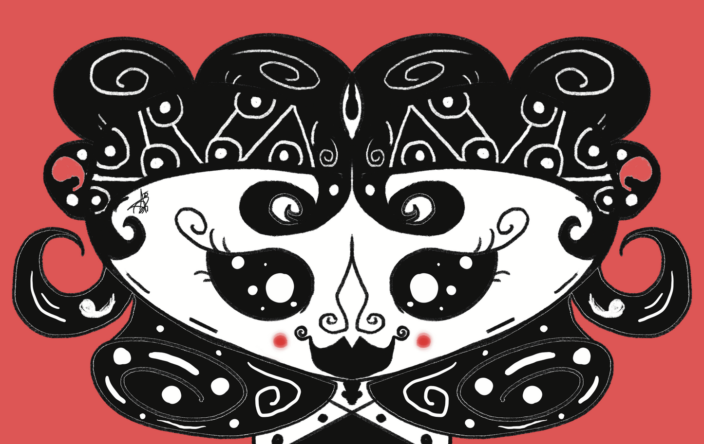 Original Whismical Folk Art Stickers