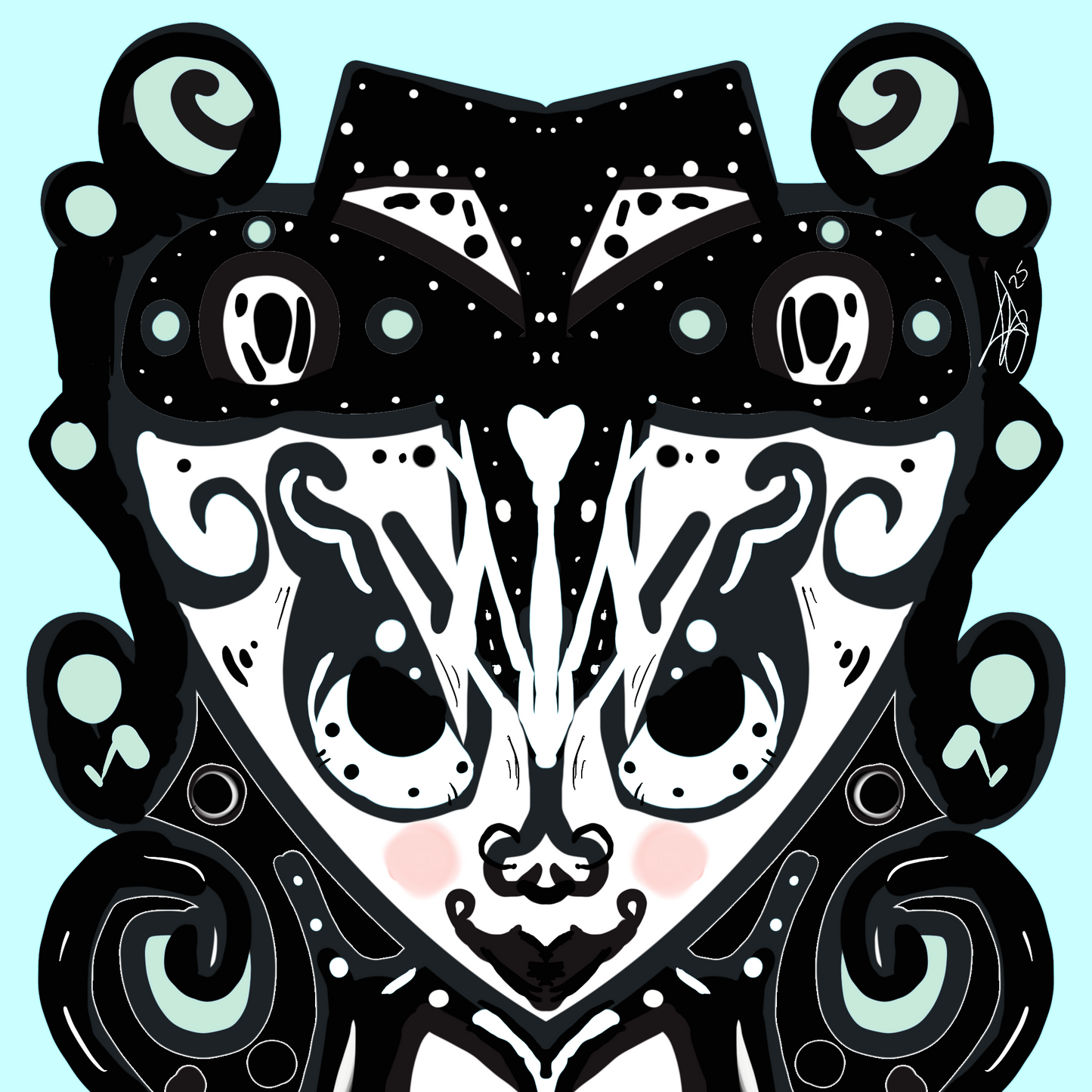 Original Whismical Folk Art Stickers