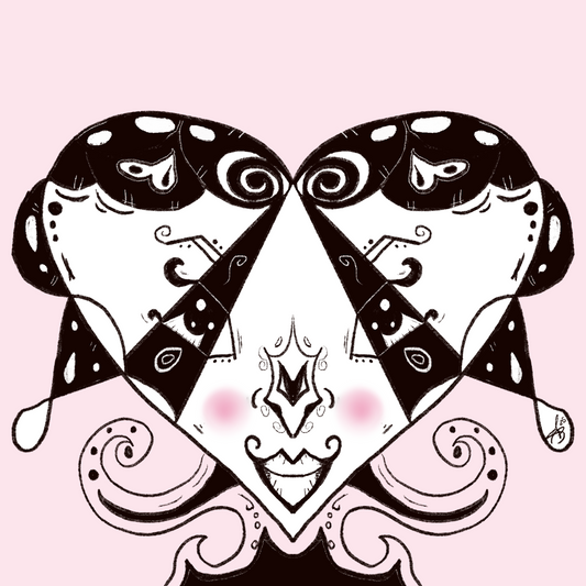 Original Whismical Folk Art Stickers