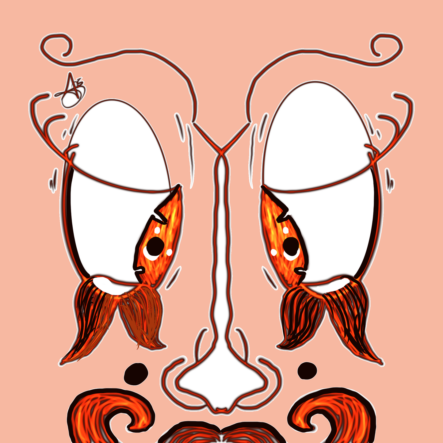 Original Whismical Folk Art Stickers