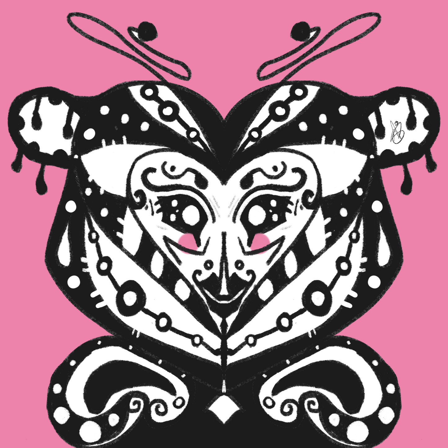 Original Whismical Folk Art Stickers