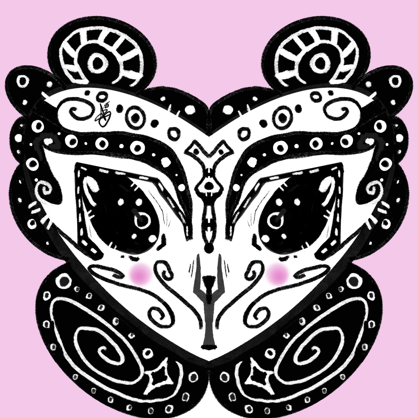 Original Whismical Folk Art Stickers